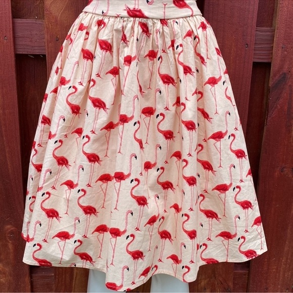 Chicwish Flamingo Print Mini Dress in Pink - Picture 11 of 16